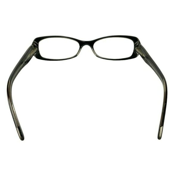 Ralph Lauren Eyeglass Frames 48-16-135 Black & Clear Acetate Rectangular Italy - Picture 5 of 10